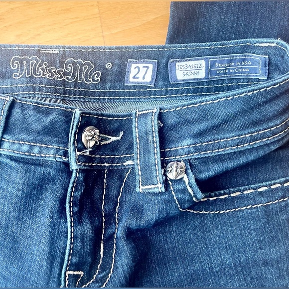 MISS ME women’s skinny Jeans size 27 or size 4, style JE5341S12L - Picture 8 of 8